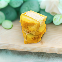 Load image into Gallery viewer, Handmade Cucumber & Calendula Vegan Soap (3 Soaps)