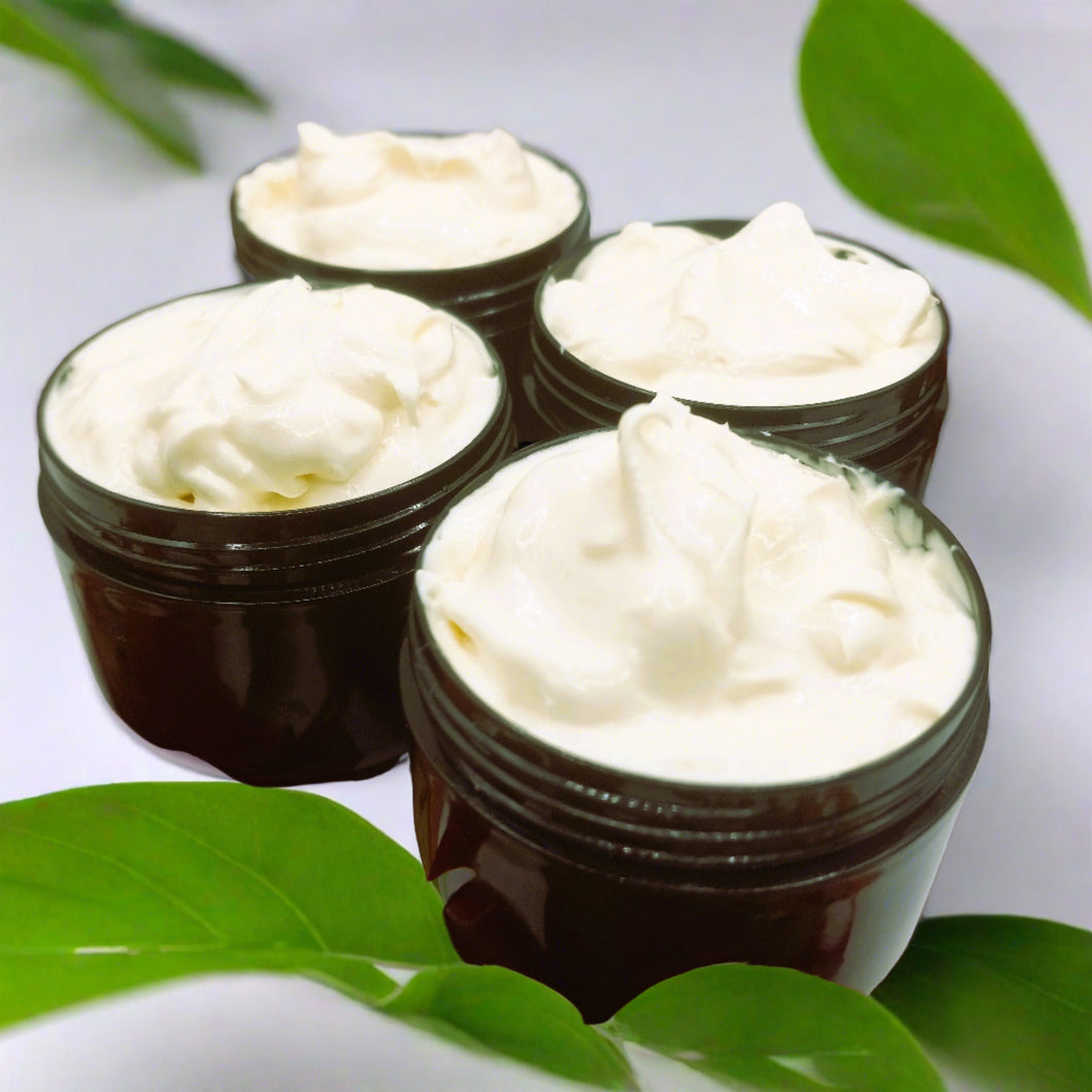 Green Tea Body Cream, Handmade