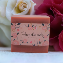 Load image into Gallery viewer, Handmade Vegan Rose Soap (3 Soaps)
