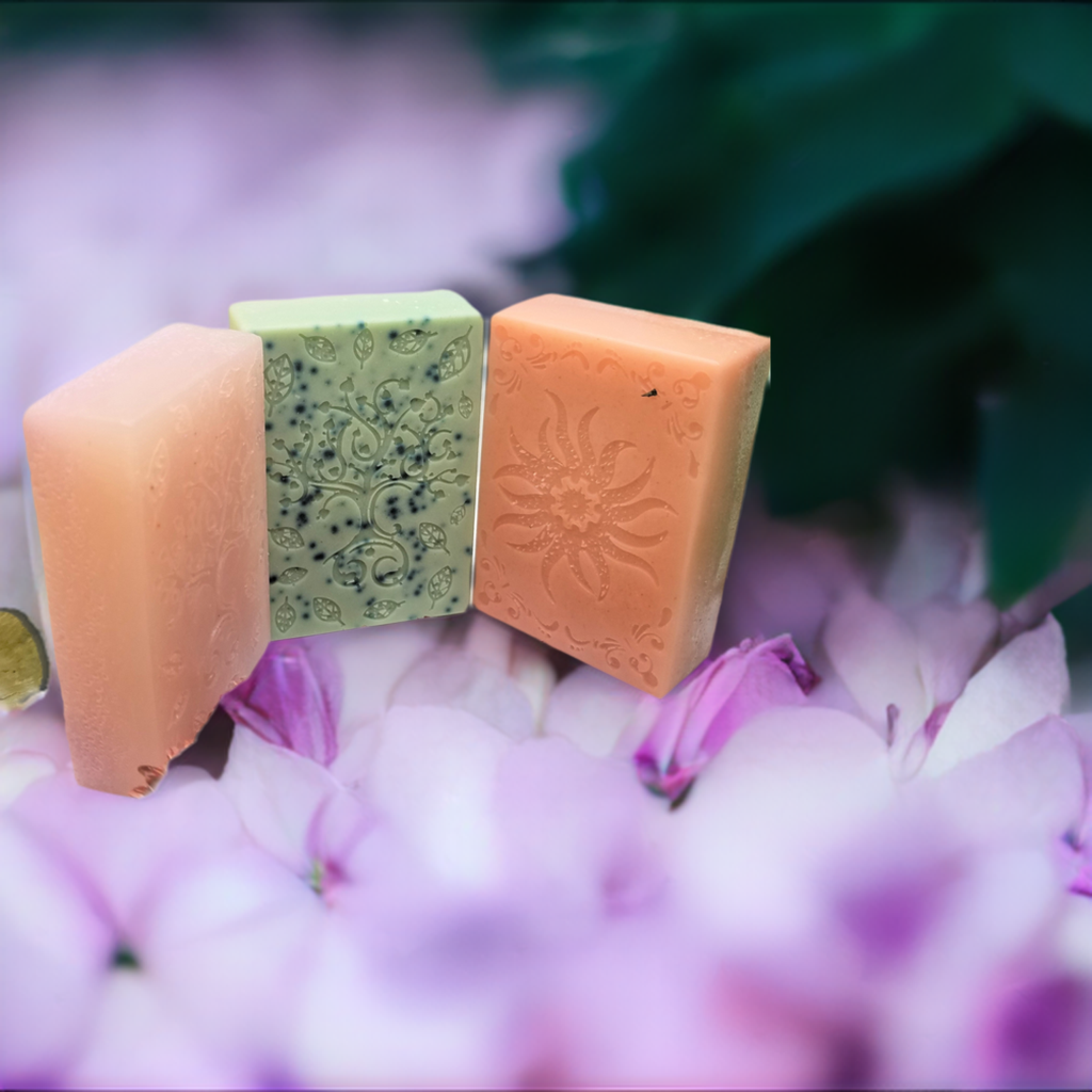 Flower Soaps (3 soaps)